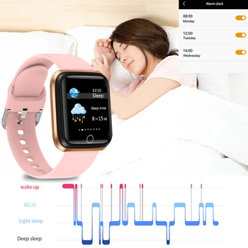 LIGE Nove Ženske Pametno Gledati Nepremočljiva Fitnes Tracker Srčni utrip Spanja Spremljanje Pedometer športen Bedeti Android, iOS SmartWatch