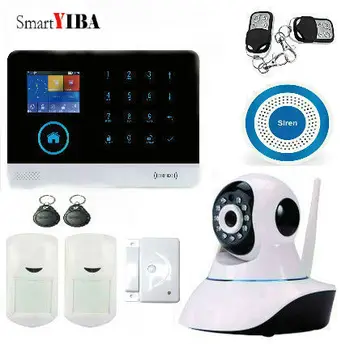 SmartYIBA APP Nadzor WiFi GSM GPRS RFID Doma Protivlomnih Alarmnih Hiša Nadzor, Varnostni Sistem, Zunanja Notranja IP Kamera Sirene
