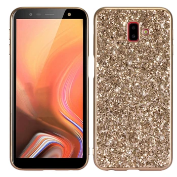 Ohišje Za Samsung Galaxy J6 2018 Mehki Silikonski Telefon Pokrovček Za Samsung J6 J 6 2018 J6 Plus 2018 Nosorogovo Diamond Bleščice Primerih