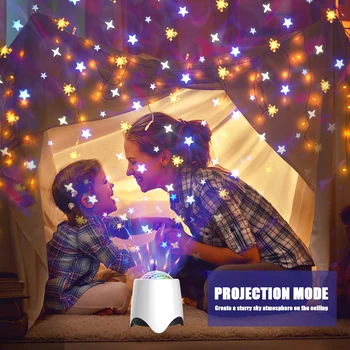 Glasba Zvezdnato Vodni Val Projektorjem Star Morju Projektor LED Star Noč, Svetloba, Zvok-Vključi USB Powered Darilo za Rojstni dan za Otroke D30