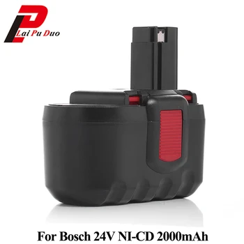 Za Bosch 24V Ni-CD 2.0 Ah električno Orodje, Baterija:12524,GKG24V,BH24VF,2607335279,BH-2424,2607335445,125-2411524,SAW24V,2607335509