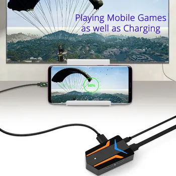 PUBG Mobilne Krmilnik za Igre 4K USB Za HDMI HUB Adapter Za IOS Android Telefon Na TELEVIZOR, Projektor Miške, Tipkovnice Adapter Pretvornik