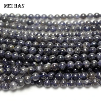 Meihan debelo naravno iolite 6 mm+-0.2 nemoteno krog svoboden kroglice pravega kamna za nakit design DIY, zaradi česar
