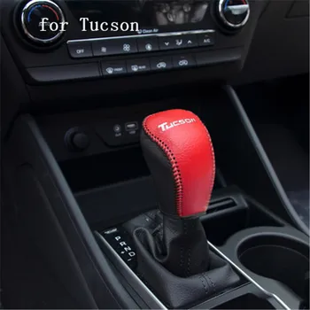 Za Hyundai Tucson-2019 Pravega Usnja Prestavna Kritje SL Prestavi Glavo Kritje prestavna Ročica Avto styling