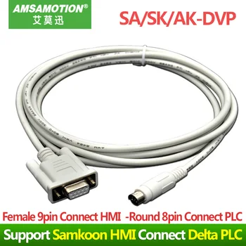 LÉVI-DVP Primerna WECON HMI Dotik SA043 EA AK SK070 Povezavo Delta DVP PLC Programiranje Kabel za Prenos Skladu SA/SK/AK-DVP