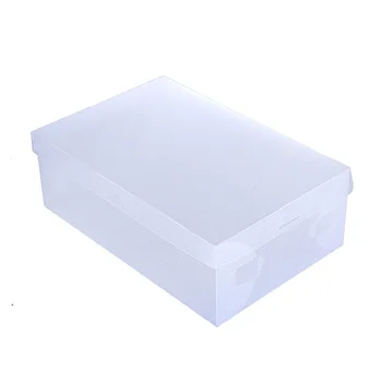6pcs Pregleden Čevelj Škatle za Shranjevanje prozorne Plastike Čevelj Škatle, Zložljive Čevlji Primeru Imetnik Shoebox Prozorni Čevlji Organizator Boxe