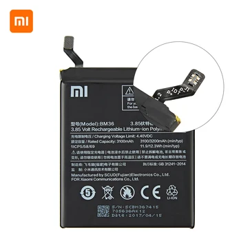 Xiao mi Originalni BM36 3200mAh Baterija Za Xiaomi Mi 5S MI5S M5S BM36 Visoke Kakovosti Telefon Zamenjava Baterij