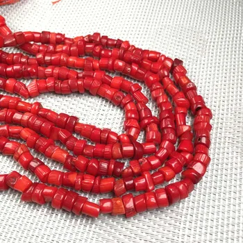 Nepravilna dolg koralni kroglice-7-8 mm moda čar Koralni kamen koralni kroglice za nakit, izdelava DIY ogrlica, zapestnica