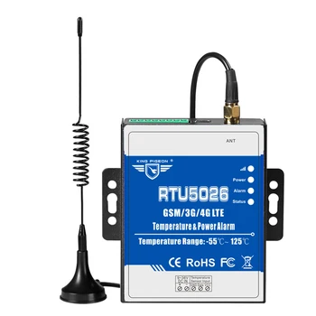 GSM, 3G, 4G LTE Nadzor Temperature Alarm RTU5026 Visoko-Nizko Temperaturo, Napetost z SMS Alert Podporo Modbus RTU Preko TCP