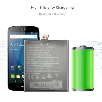 BAT-P10 Mobilni Telefon Baterija Za Acer Liquid E700,Tekoče E700 Trojno ,E39 PGF506173HT Zamenjava Baterije 3500mAh