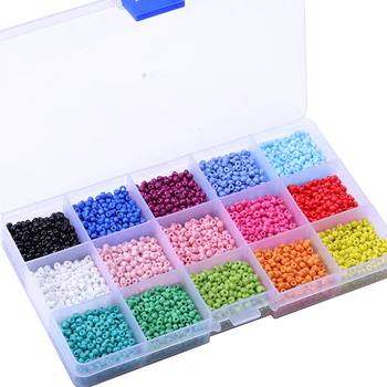 7500PCS/Box 3 mm Mini Steklene Kroglice Multi-Barvni Svoboden Majhne Kroglice Primeren Za Nakit DIY Dodatki