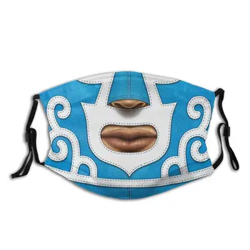 Mehiški Pelivan Večkratno Uporabo Masko Azteški Plemenski Etnične Anti Meglica, Prah Maske Z Filtri Za Zaščito Masko Respirator Usta Žarilna