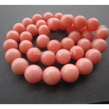 (40 kos/veliko) 10 mm Kroglice Kamen Biseri Gorskega Koralni kroglice Barve za nakit, izdelava
