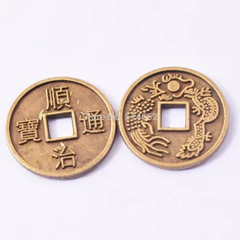20pcs Kitajski Fortune Kovancev Feng Shui Zmaj I Ching Kovanec Y1049