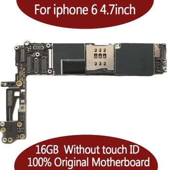 Za iPhone 6 Preizkušen Dobre Delovne Izvirno Tovarniško Odklenjen Matično ploščo za iPhone 6 logiko odbor mainboard Z Dotik ID