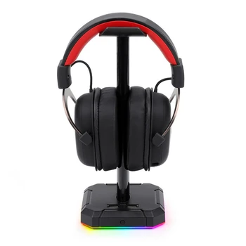 RGB Slušalke Stojala z USB vhod AUX izhod za Slušalke Stojalo Držalo za Igralce Gaming PC Pribor Mizo
