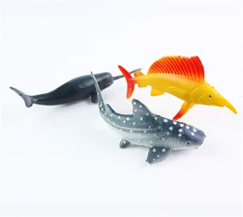 Morske Živali Slika Darilo Za Otroke, Otroci Sea Life Model Igrače PVC 4-7 cm Bazen Ribe Igrača Zgodnje Izobraževanje