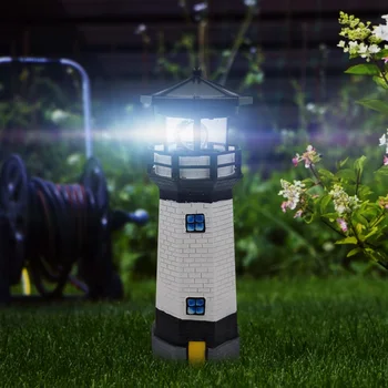 Svetilnik Obliki Sončne Svetlobe LED Vrtno Ograjo na Dvorišče na Prostem Dekoracijo Smart Sensor Svetilnik Obračanje Lučka