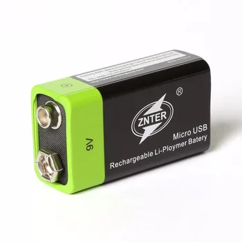 ZNTER 9V 400mAh USB Polnilne 9V Litij-Polimer Baterija Za RC Fotoaparat Brnenje dodatna Oprema Baterija Padec ladijskega prometa
