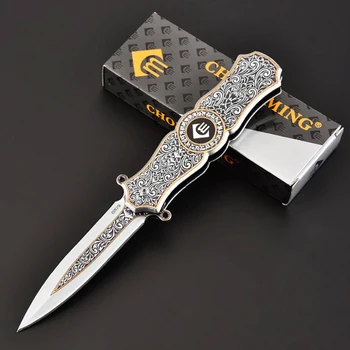 Žep Lovski Nož v Damasku, žepni nož Japonska Damask Prenosni Žepni Nož na Prostem Orodja, Kampiranje, Lov Preživetje Noži