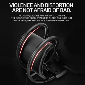 3.5 mmProfessional Gaming Slušalke Jesti Piščanca LED Osvetlitev Slušalke RBG Osvetljen Glasbe, Gaming Slušalke Slušalke S Pšenico