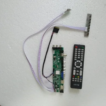 Komplet za N173FGE-L23 LED HDMI VGA DVB-T2 DVB-T, USB, AV in TV Krmilnik odbor plošče zaslona 40pin LVDS 17.3