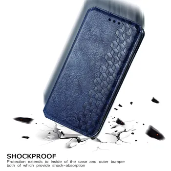 Luksuzni Usnjena torbica Za iPhone Mini 12 11 XR Pro XS Max SE 2020 8 7 6 6s Plus Flip Denarnice Kartico v Režo za Stojalo Telefon Vrečke Kritje Coque