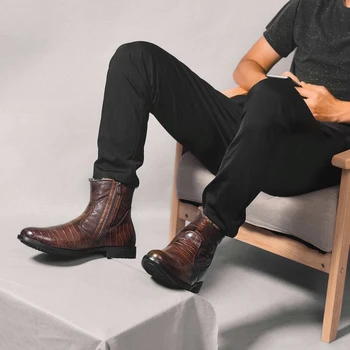 HECRAFTED moških zimskih čevljev 2020 toplo, Udobno Non-Slip Modni moški zimski škornji #KD5207C3