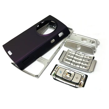 Celoten sprednji pokrov N95 tipkovnico za Nokia N95 hrbtni pokrovček baterije Visoke kakovosti stanovanj+Tipkovnica