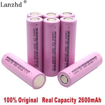 2019 Novo Izvirno 3,7 V ICR18650 Za samsung 18650 26F baterije Polnilne Li-ion baterijo 2600mAh Za Svetilko uporabe(1-8pcs)