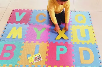 10pcs/set 30x30x0.8 cm Moda Puzzle preprogo otroška igra mat talne sestavljanke mat EVA otroci pena, preproga mozaična tla