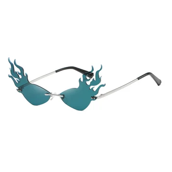 Moda trikotnik mačka oči plamen modeli sončna očala ženske plima kul sončna očala človek ulica streljanje konkavno modeliranje očala очки