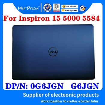 Novi Originalni 0G6JGN G6JGN Za Dell Inspiron 15 5000 5584 Inspiron 5584 Prenosni računalnik, LCD Top Cover Zadnji Pokrovček Lupine, Modra Z Anteno