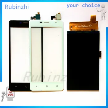 RUBINZHI Mobilni Telefon, Zaslon na Dotik, Plošča Za Nomi i5010 zaslon na Dotik Sprednje Steklo Računalnike Senzor in LCD Zaslon