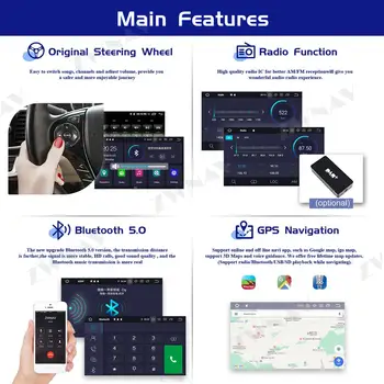 PX6 Android 10 zaslon Avto Multimedijski Predvajalnik Za Chevrolet Captiva 2013-2017 avto GPS navigacija Auto Radio Audio stereo vodja enote