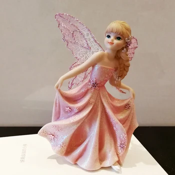 Roza cvet pravljice okraski opremo doma angel princesa dekoracija pohištvo Pravljice garden decoration dekle darilo za rojstni dan