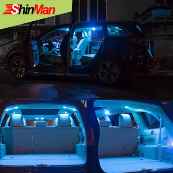 ShinMan 6X LED AVTO Luči LED Avto Notranjost Avtomobila razsvetljava Za Nissan X-Trail, T31 LED Bralna lučka za obdobje 2007-2013, LED Notranja Luč kit