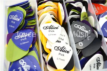 Veliko 100 kozarcev Akustično, Električno Kitaro Izbirčen Plectrums(Izbor Debeline&colors (Barve) Brezplačna Dostava Wholesales