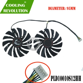 2PCS/SET PLD10010S12HH grafike ventilator za MSI GTX 980Ti 980 970 960 950 R9 380 R9 390 R9 390X