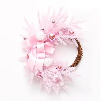#48 Pink Božič Vesel Božič Prijavite Garland Ornament Vhodna Vrata Ornament Osebno Božič Drevo Ornament Рождество