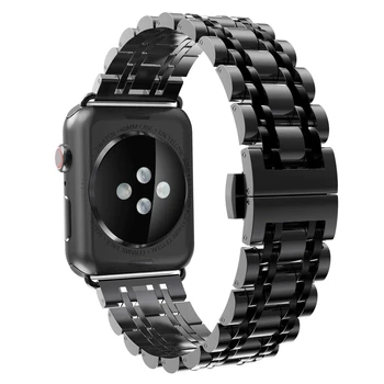 Accesorios za apple watch 4 5 band 44 42mm Zapestnica pulsera za iwatch trak 40 mm 38 mm ženske moški Trak Serie 3 2 watchband