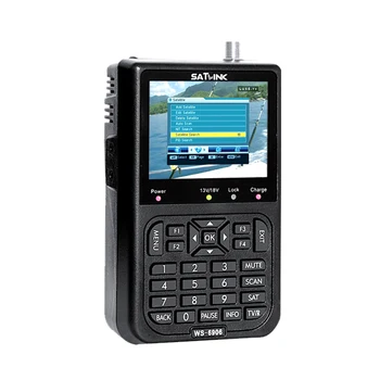SATLINK WS6906 3.5 LCD-Zaslon Podatkov Digitalni Satelitski Signal Finder Meter