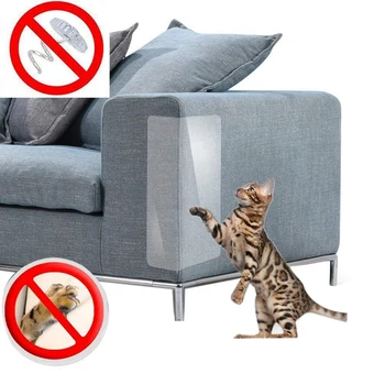 Pohištvo Protector Za Mačje Praske Zaščita Clawing Repelenti Kavču Stražar Za Kavč Namizni Set Slipcover Blazine