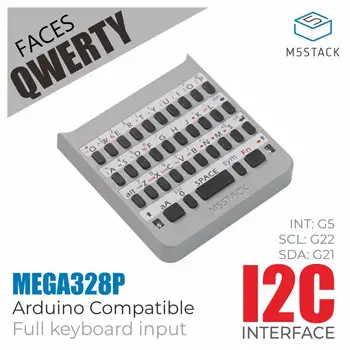 M5Stack Uradni M5 OBRAZI QWERTY Plošča Poln-Izrazit Tipkovnico z MEGA328 Procesor I2C ESP32 Razvoj Razširitev Odbor