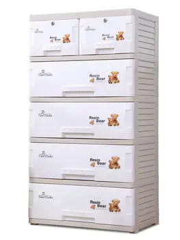 Plastični predal za shranjevanje kabinet baby baby garderobe otrok škatla za shranjevanje shranjevanje kabinet manjše izdelke prsih predali
