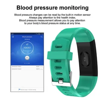 GIAUSA 2019 IP67 Nepremočljiva Srčni utrip, Krvni Tlak Fitnes Tracker Sport Manšeta Smartband Pametno Gledati Huawei Xiaomi