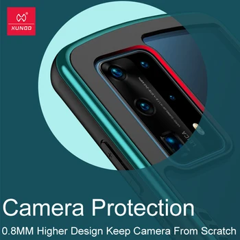 XUNDD Odbijača, zračna Blazina Kritje Shockproof Primeru Za Huawei P30 P40 Prozorni Zaščitni ovitek Za Huawei P30 Pro P40 Pro Primeru