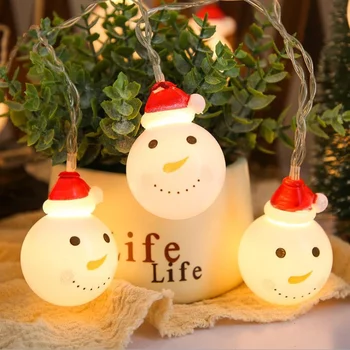Santa Claus Snežaka, LED Luči, Božični Okraski za Dom Božično Drevo Okraski božič okraski adornos de navidad