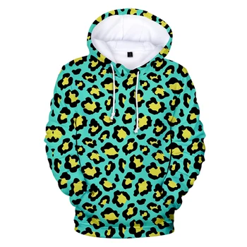 Leopard 3D Hoodies Moški/Ženske, Vroče Prodaje 3D Hoodie Moških Ulične Majica Design Leopard Hoodies Moške Pomlad Modni Pulover