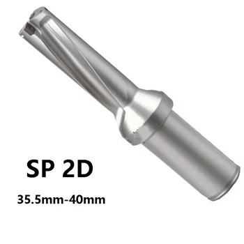 PREKO 2D Indeksiranih Drill Bit SP 35.5 mm-40 mm U Vaja C32 C40 SP11 uporabo Karbida Vstavite SPMG Plitvo Luknjo CNC Vaje Factory Outlet